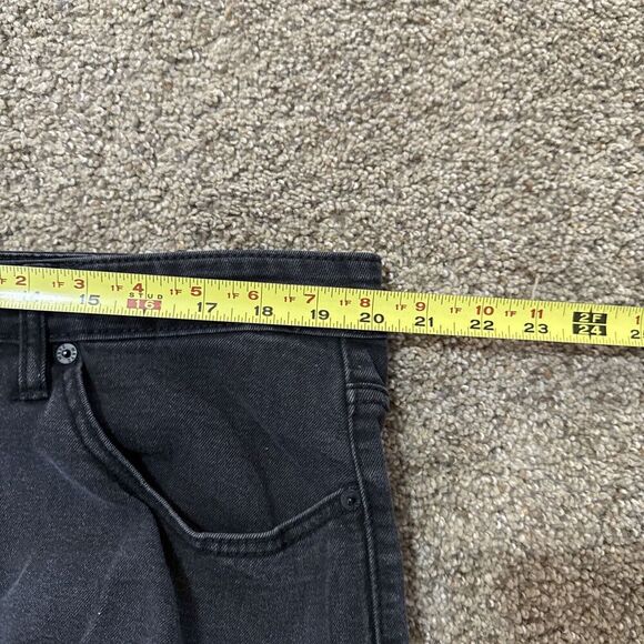 WXYZ Jeans 38x32 Mens Nomad Slim Fit Stretch Tapered Streetwear Punk Goth Black - Picture 7 of 11